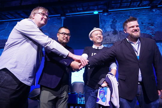孫泰蔵氏とPlanetwayの経営陣