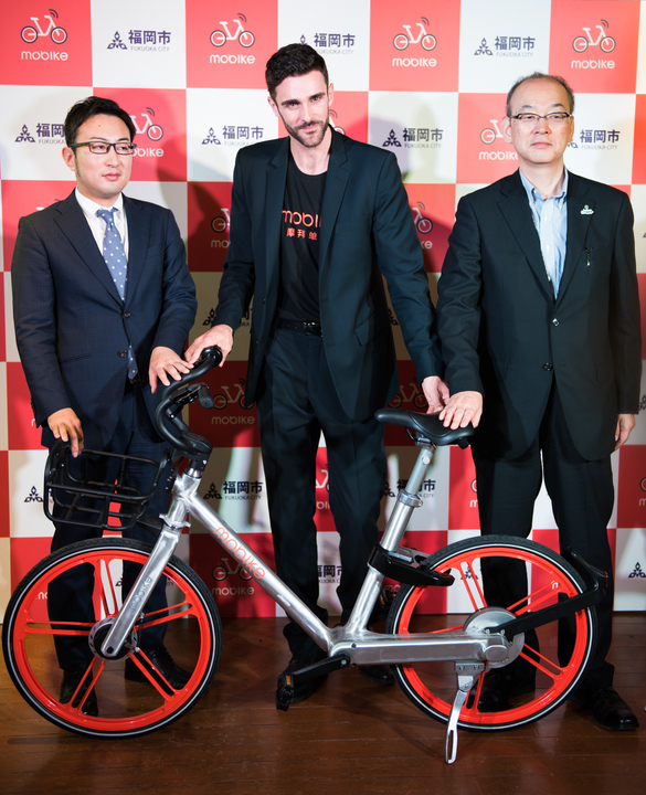 Mobikeと福岡市の担当社