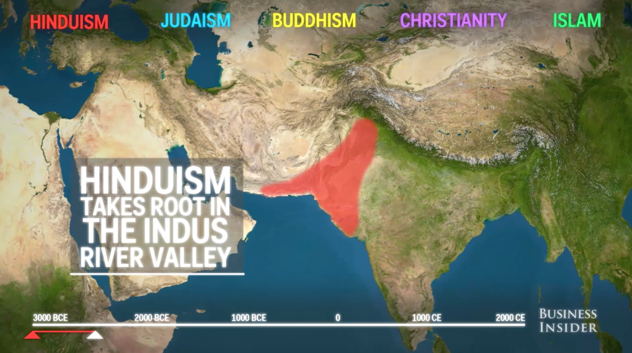 地図で分かる！ 世界5大宗教の歴史と広がり Business Insider Japan