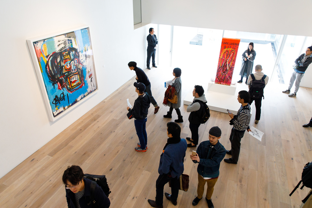 前澤氏のコレクションが展示された部屋