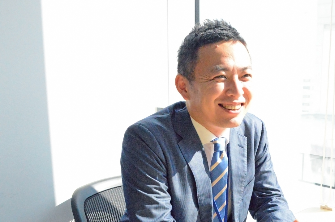 田中さんのインタビュー写真