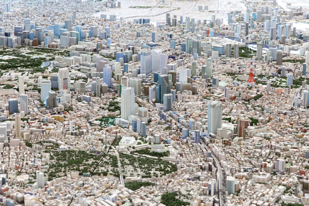 森ビルのジオラマ