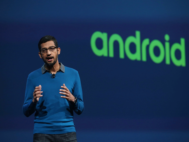 グーグルのCEO、サンダー・ピチャイ（Sundar Pichai）氏