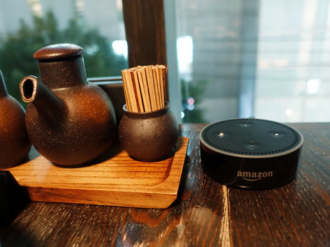 アレクサ席のAmazno Echo Dot