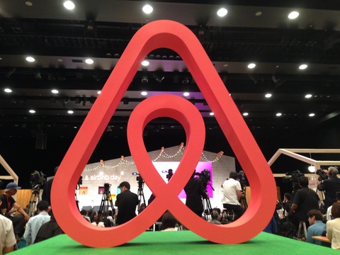 Airbnbのオフィスの様子。