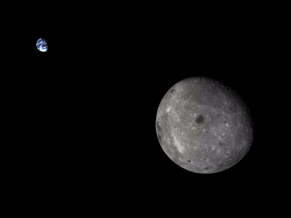 地球と月