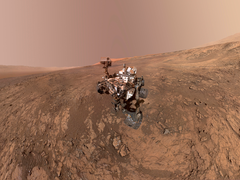 キュリオシティの自撮り写真