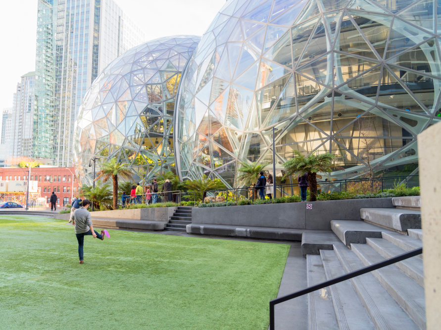 シアトルにあるアマゾン本社。