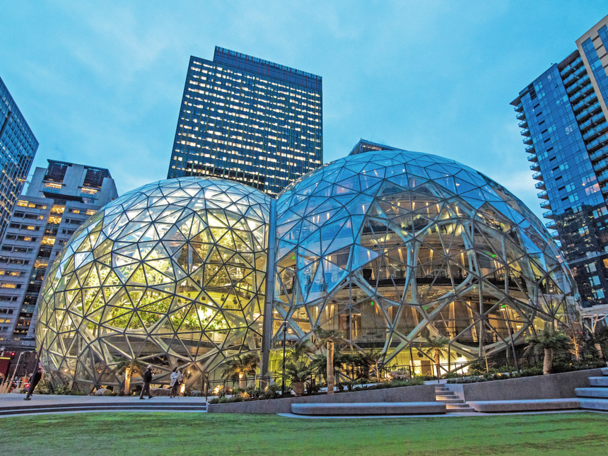 シアトルにあるアマゾン本社。
