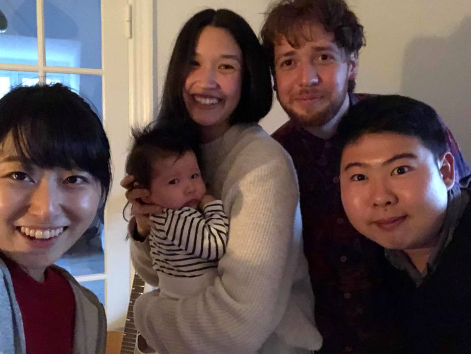 夫婦と子どもを訪ねて。