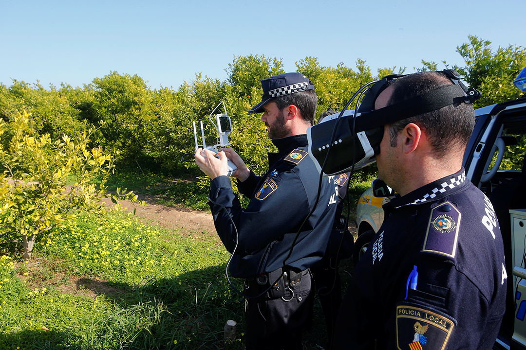 スペイン ドローン