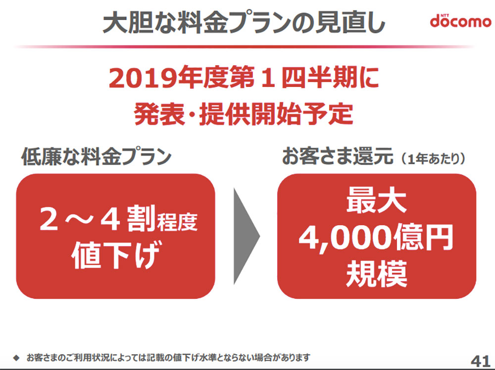 KDDI髙橋社長が、ドコモの値下げ“新プラン追従”「絶対にない」と断言
