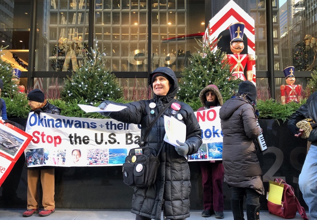 ニューヨークの集会写真