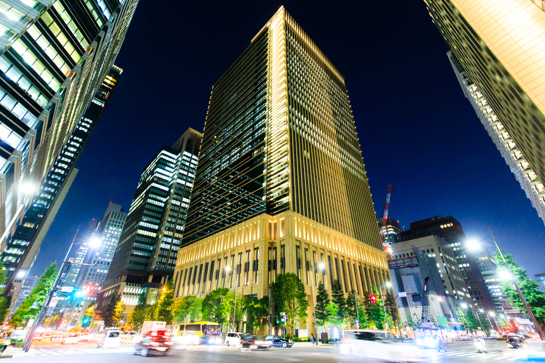 都心のビル群。