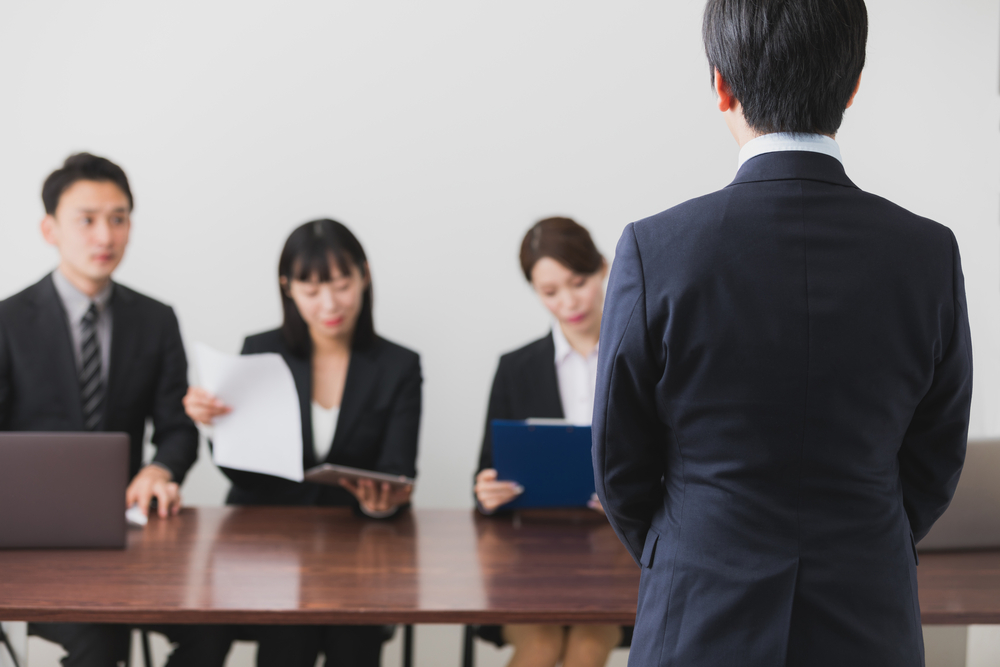 転職の採用面接。