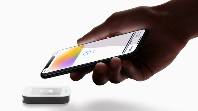 Apple Payでの支払い。