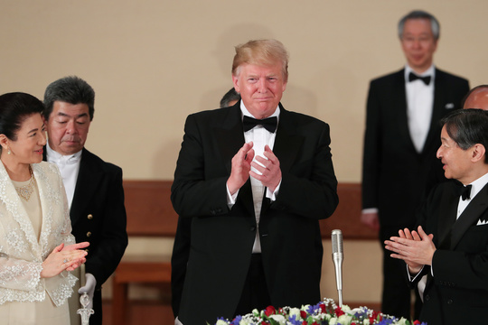 トランプ大統領と天皇皇后陛下