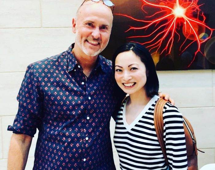 橋本智恵さんとチップ・コンリーさん