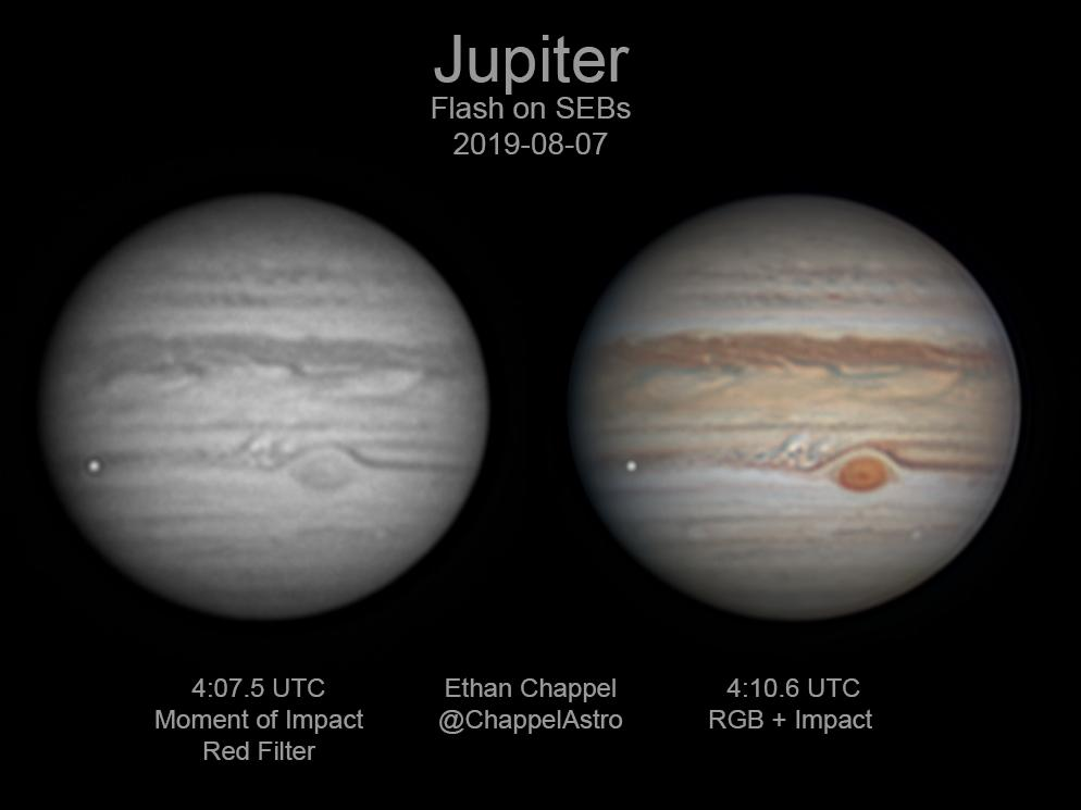 木星に衝突したのは450トンの流れ星だった…アマチュア天文家が撮影