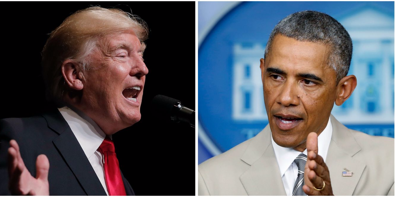 トランプ、オバマ