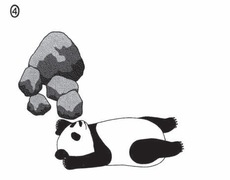 大問1に登場したパンダのイラスト。