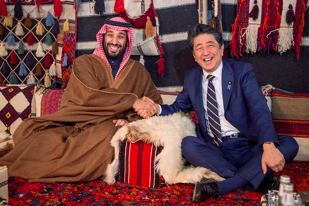 サウジアラビア 安倍晋三