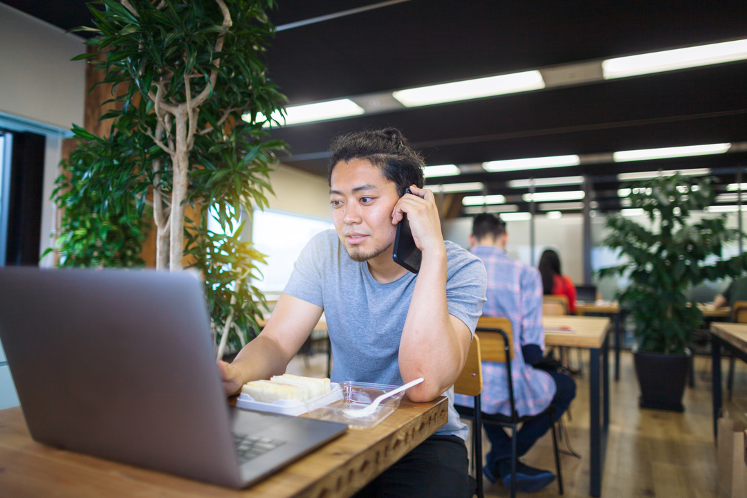 リモートワークの写真