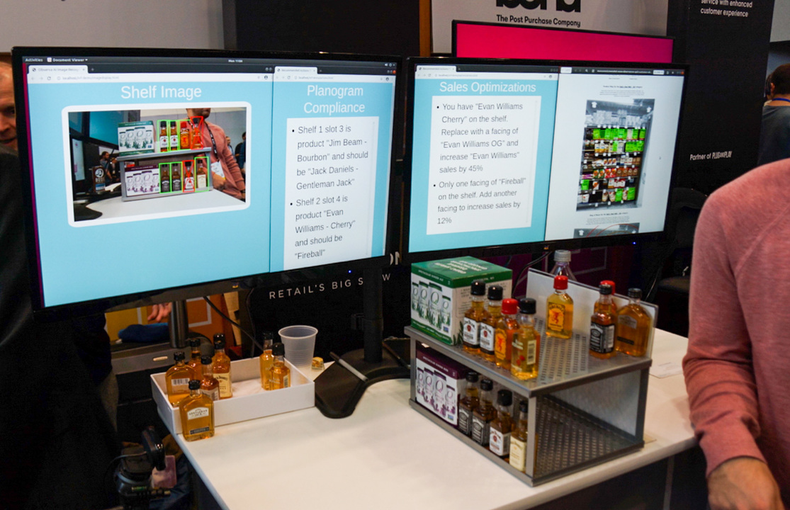 棚の最適化を提案するデモ