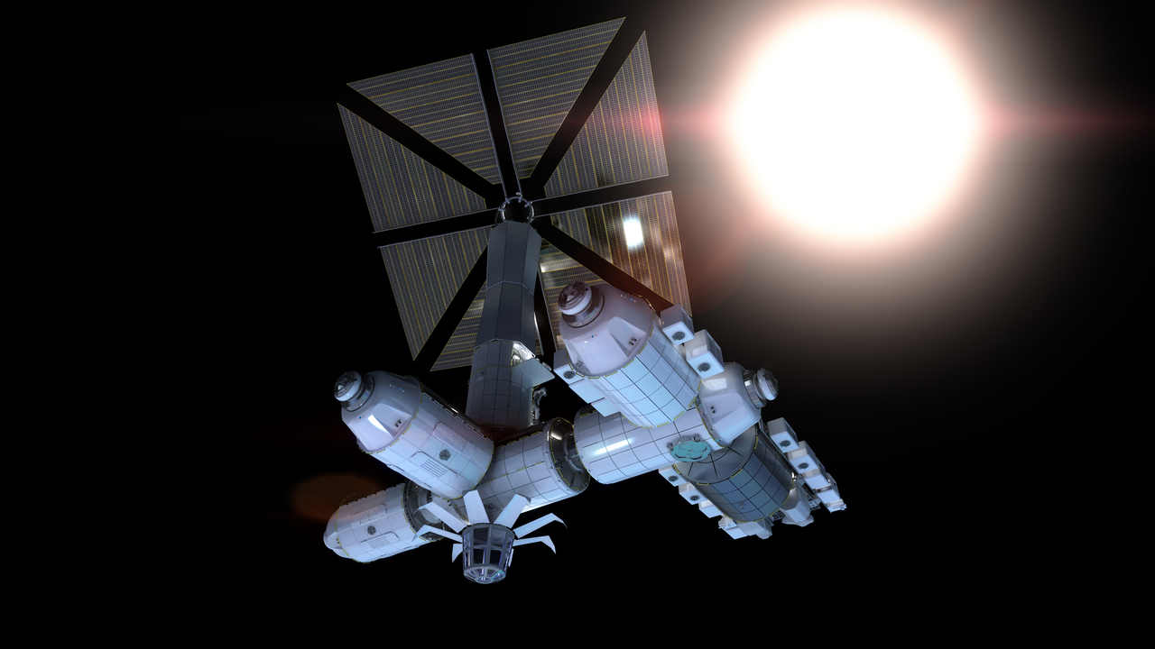 ISSと同様に乗組員がいて、研究施設として機能する