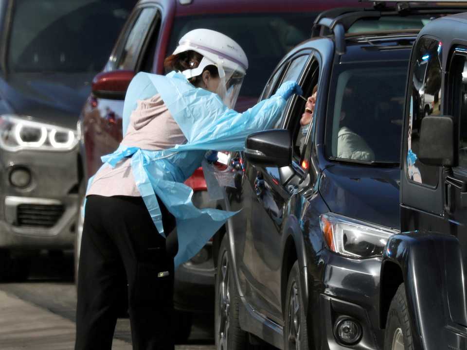 この検査施設では、新型コロナウイルスに感染している可能性があるという医師の診断があれば、無料で検査が受けられる