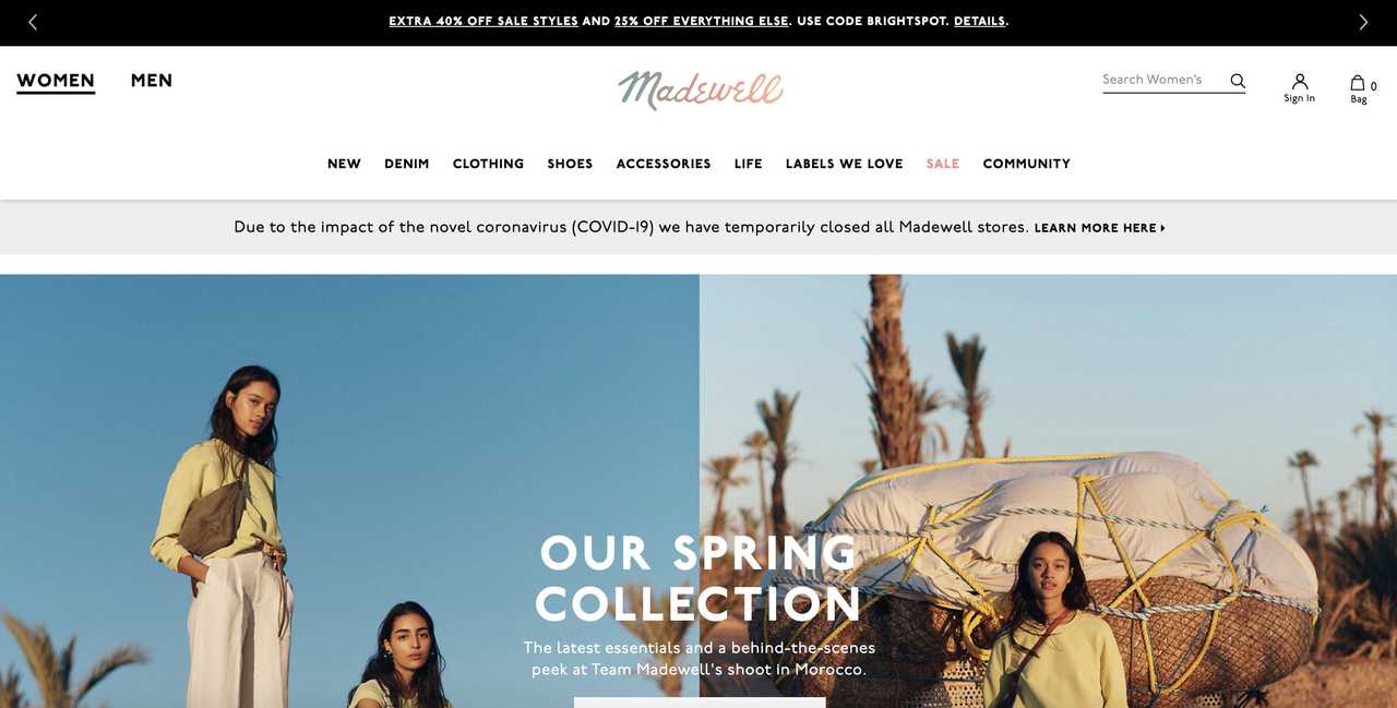 アパレル販売業者はオンライン販売を増やし、配送料を無料にしている