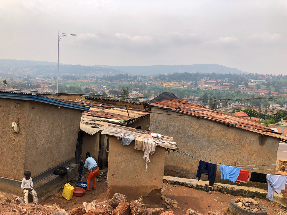 洗濯している様子