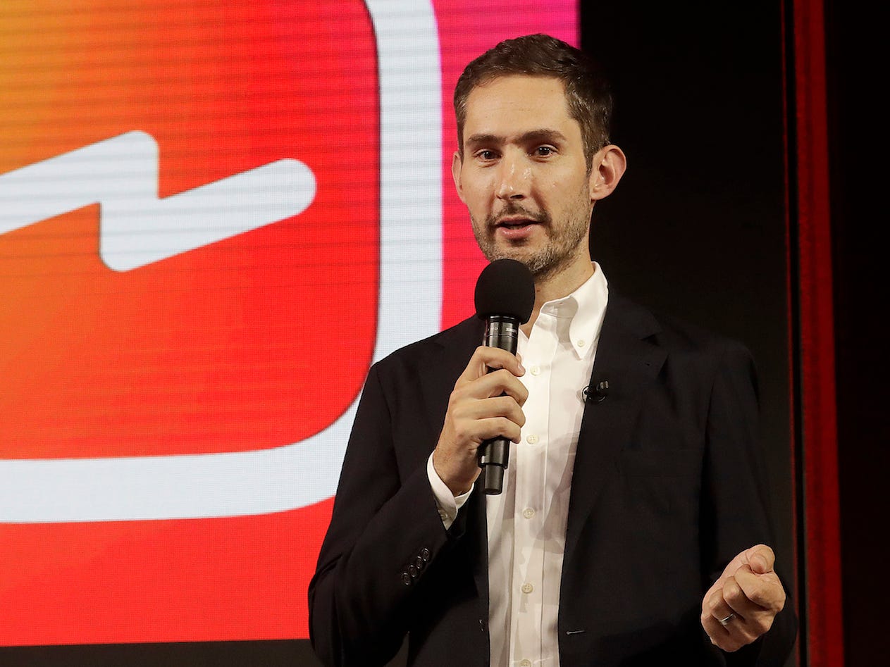 インスタグラムの創業者、ケビン・シストロム。