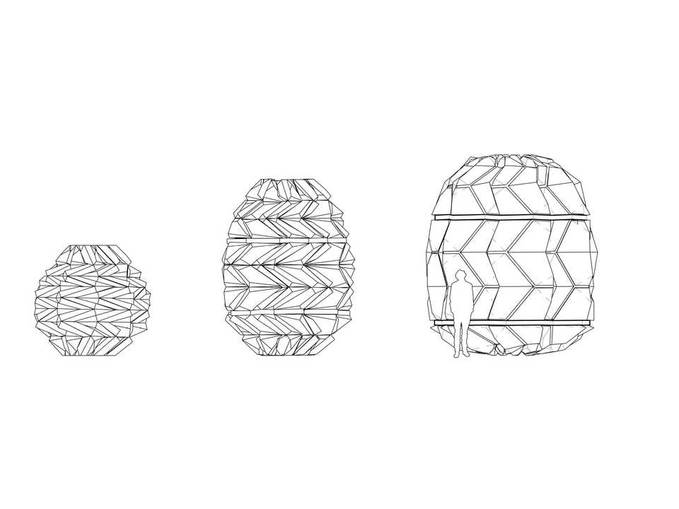 折り畳みのプロセス