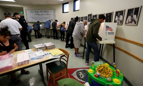 2016年大統領選挙投票所