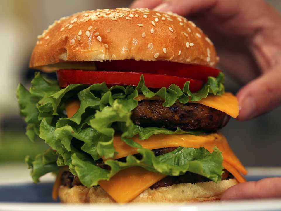 バーコンの植物由来ハンバーガー