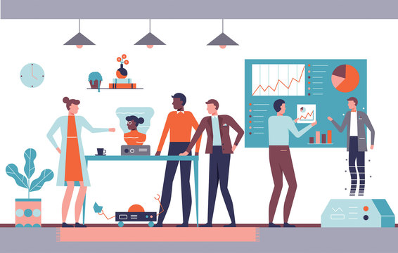 2030年の研究室の様子