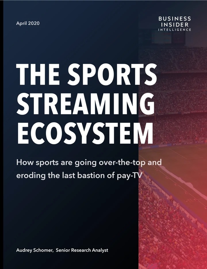 ビジネスインサイダー・インテリジェンスによるレポート｢スポーツ配信エコシステム｣