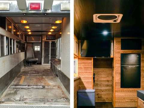4500ドルの中古の救急車を 3万ドルの 極小住宅 に生まれ変わらせる方法 Business Insider Japan