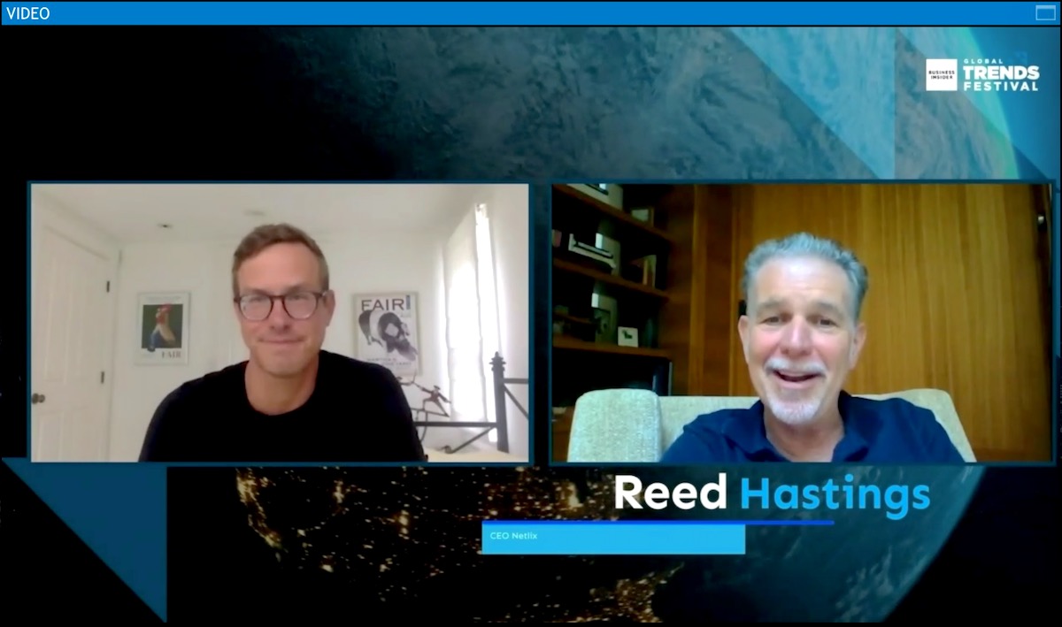 リード・ヘイスティングス氏。