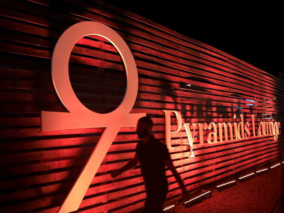 9ピラミッズ・ラウンジのオープン初日の様子。2020年10月20日。