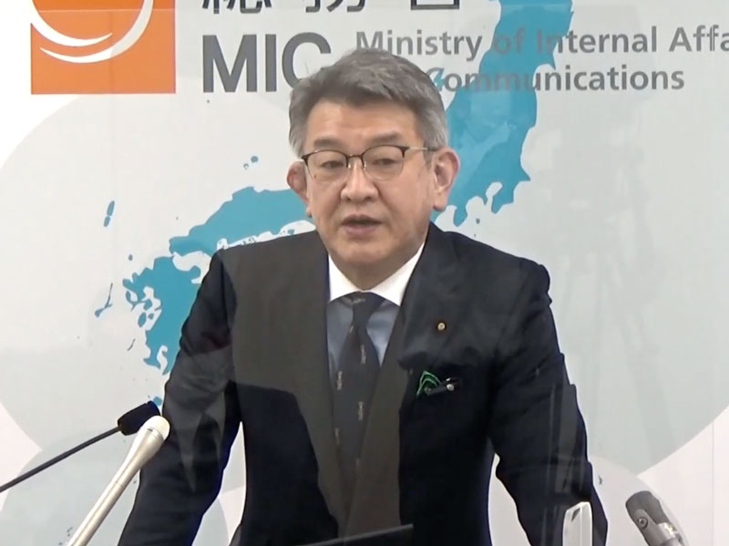 武田良太総務大臣