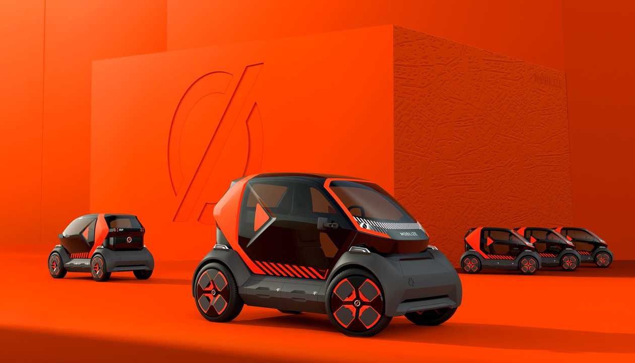 交換可能なバッテリを備えたミニEV