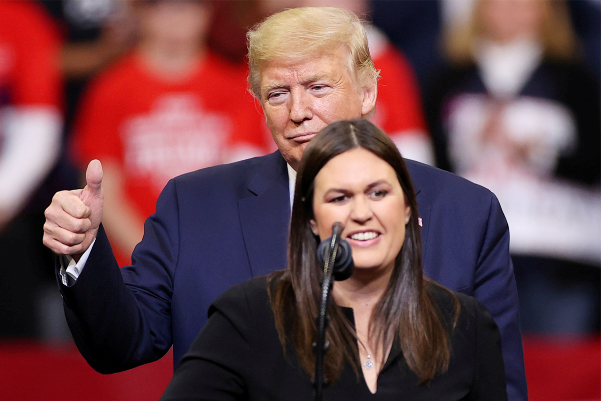 メディアや極左と戦う トランプ政権の大統領報道官が州知事に立候補 もう4年続くアメリカ 新たな分断 Business Insider Japan