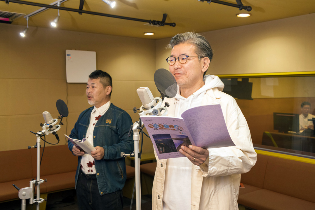 アフレコ風景。