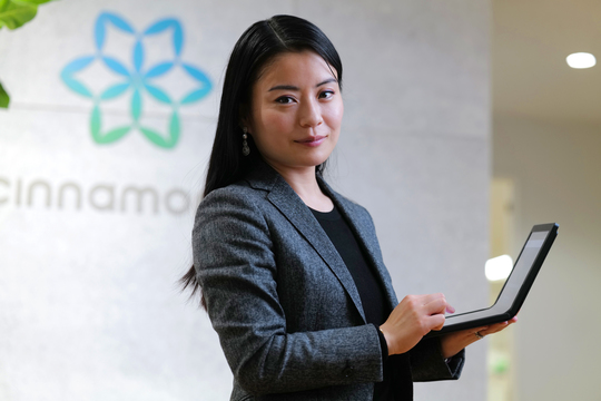 ｢シナモンAI｣代表取締役社長CEOの平野未来氏