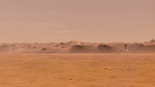 宇宙のヘリコプター