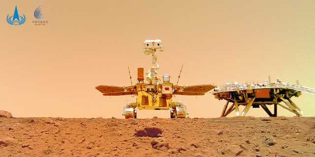 中国 火星探査車 祝融 が撮影した写真を公開 Nasaとの競争に拍車 Business Insider Japan