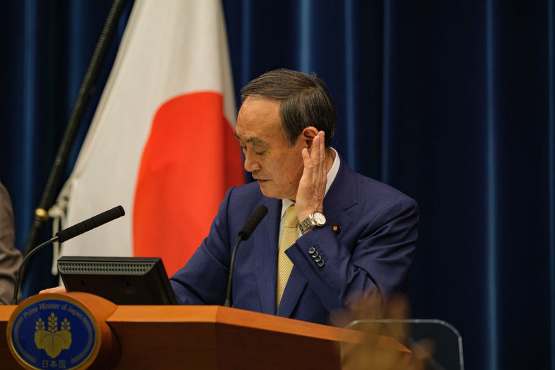 菅義偉首相(2021年7月8日)