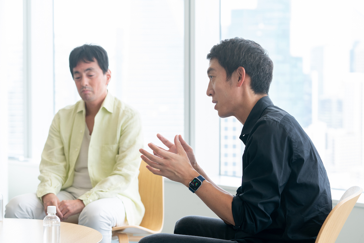 メルカリ社長・山田進太郎氏、Sansan社長・寺田親弘氏